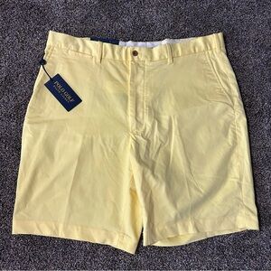 NWT Polo Golf Ralph Lauren men’s 36 yellow classic fit cotton twill shorts